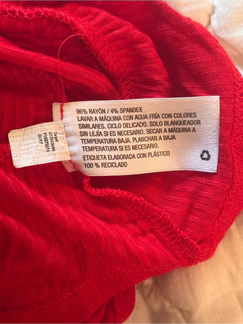 Mossimo Supply Co. Red Ruffle-Hem Camisole - Picture 6 of 6